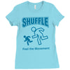 shuffle feel the movement Ladies Fitted T-Shirt