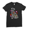 colorful boxer Ladies Fitted T-Shirt