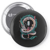 the girl and the dragon Pin-back button