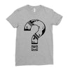 question mark Ladies Fitted T-Shirt