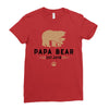 papa bear Ladies Fitted T-Shirt