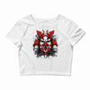 samurai mask of doom Crop Top