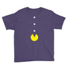 funny 80s pacman 'eating buttons' Youth Tee