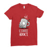 coffee addict Ladies Fitted T-Shirt