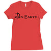 peace on earth Ladies Fitted T-Shirt