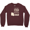 veteran dad 2 Crewneck Sweatshirt