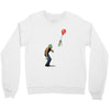 happiness is fleeting Crewneck Sweatshirt
