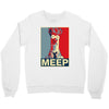 beaker meep poster, ideal birthday gift or present Crewneck Sweatshirt
