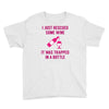 rescued some wine Youth Tee