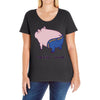 insert coin Ladies Curvy T-Shirt