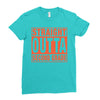 straight outta second grade Ladies Fitted T-Shirt