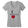 i dyslexia Women's V-Neck T-Shirt