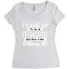 i never dreamed i'd end up to be a perfect freaking husband but here i Women's Triblend Scoop T-shirt