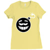 smile bomb Ladies Fitted T-Shirt