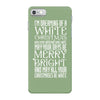 white christmas iPhone 7 Case