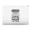 I Am A February Women Accessory Pouches