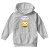i hate everyone today Youth Hoodie