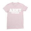 army veteran Ladies Fitted T-Shirt