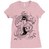 japanese dragon Ladies Fitted T-Shirt