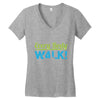 every body walk Women's V-Neck T-Shirt