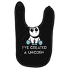 look i've created a unicorn Baby Bibs