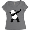 panda3 Women's Triblend Scoop T-shirt