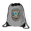 summer lion Drawstring Bags
