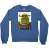 shrek mug shot funny Crewneck Sweatshirt