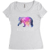 Big Dipper with Galaxy Women's Triblend Scoop T-shirt
