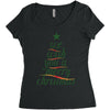 we wish you a merry christmas Women's Triblend Scoop T-shirt