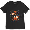 space fox V-Neck Tee