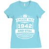 Made In 1942 And Still Awesome Ladies Fitted T-Shirt