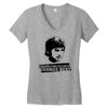 george best maradona good pele better Women's V-Neck T-Shirt
