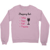 wine shopping Crewneck Sweatshirt
