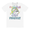 unicorns are born in february cute unicorn All Over Women's T-shirt
