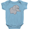elephant cute Baby Bodysuit