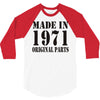 made in 1971 original parst 3/4 Sleeve Shirt