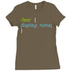 computer science Ladies Fitted T-Shirt