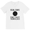 real cars don't shift themselves V-Neck Tee