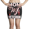 Mom Wife Veteran - Veterans Day T-Shirt Gifts Mini Skirts