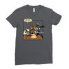 duck slap! Ladies Fitted T-Shirt