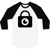 padlock eye 3/4 Sleeve Shirt