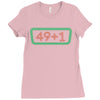 Conor Mcgregor 49+1 Ladies Fitted T-Shirt