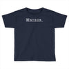 watson md   detective sherlock holmes house doctor tv show logo gift t Toddler T-shirt