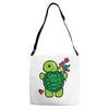 love turtle Adjustable Strap Totes
