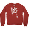 a skeleton crawling Crewneck Sweatshirt