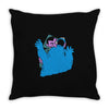 b is for blood sugar Throw Pillow