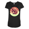 evangelion Maternity Scoop Neck T-shirt