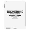 engineering it's as easy as riding a bike iPad 3 and 4 Case