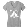 valentine's day love cats Women's V-Neck T-Shirt